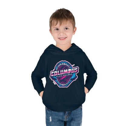 Columbus Flag Sharks Youth Pullover Hoodie Signature Lacrosse