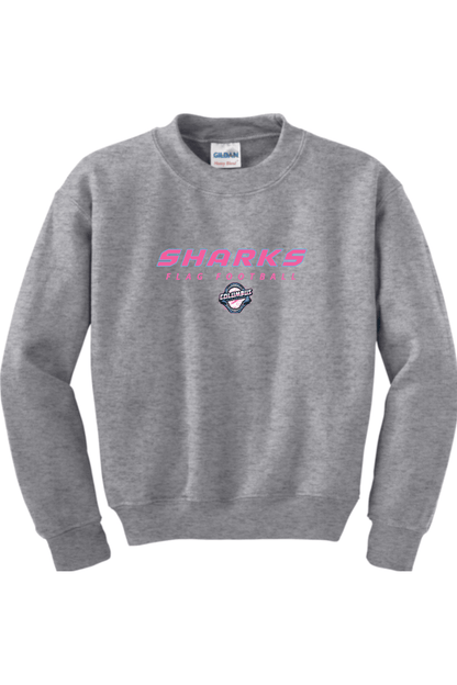 Columbus Flag Sharks Youth Sweatshirt Signature Lacrosse