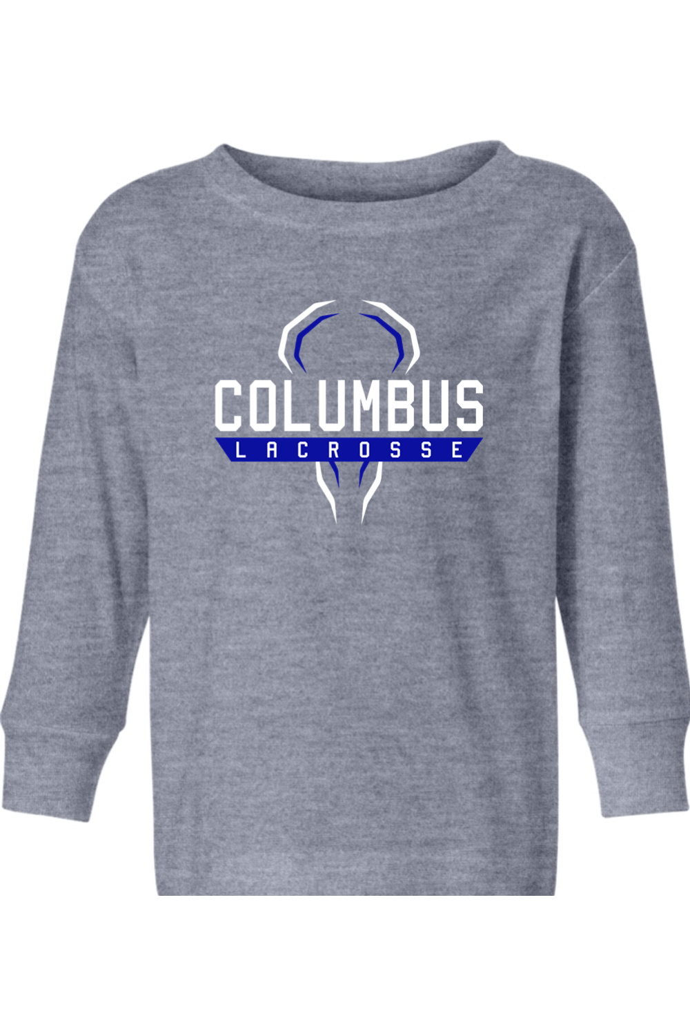 Columbus HBD Lacrosse Toddler Long Sleeve T-Shirt Signature Lacrosse