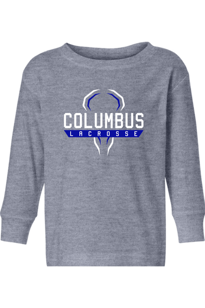Columbus HBD Lacrosse Toddler Long Sleeve T-Shirt Signature Lacrosse