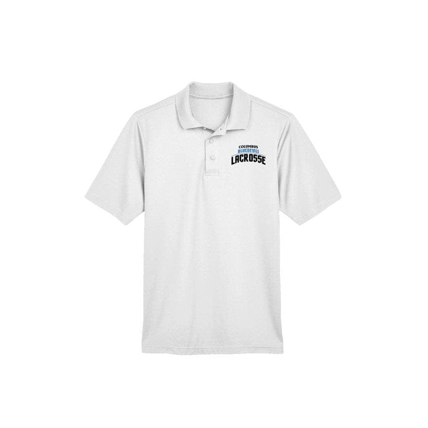 Columbus High Blue Devils Adult Performance Polo Signature Lacrosse