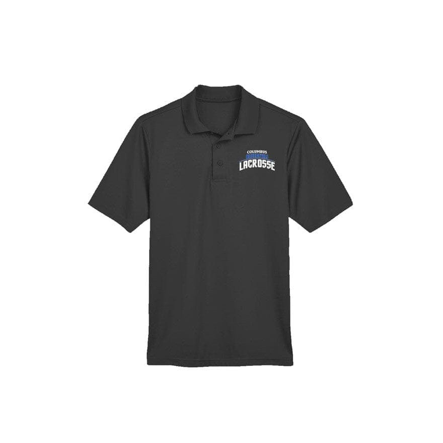 Columbus High Blue Devils Adult Performance Polo Signature Lacrosse