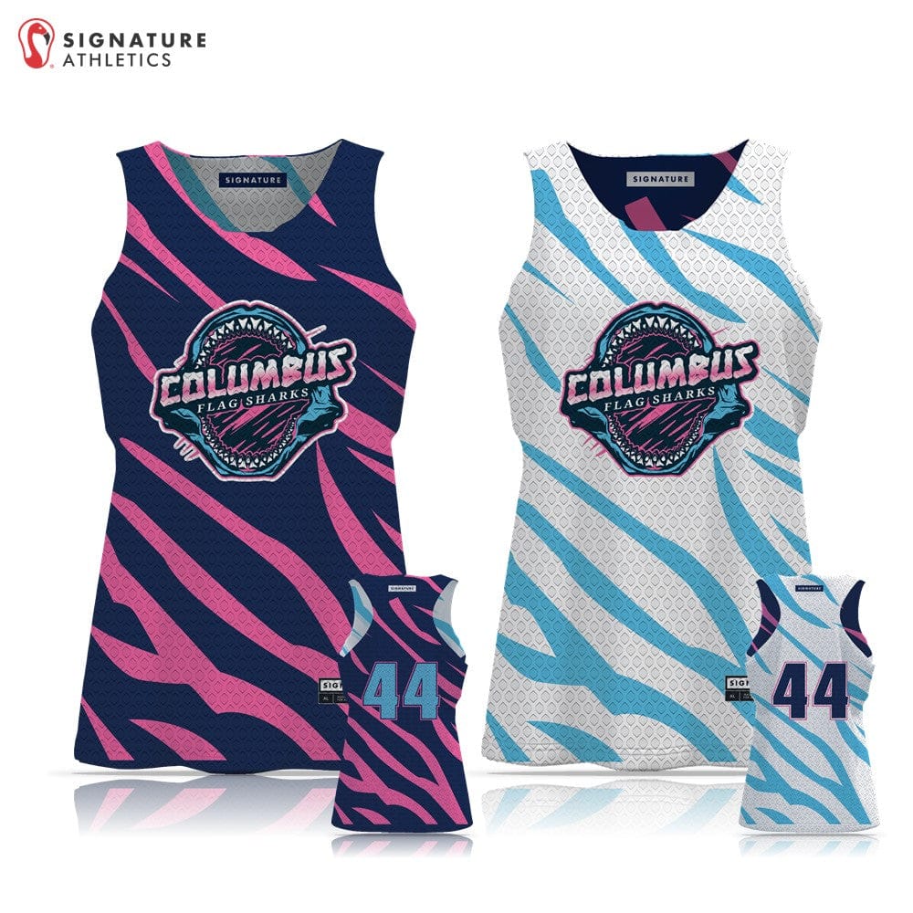 Columbus High School Flag Football Women's Reversible Pinnie Signature Lacrosse