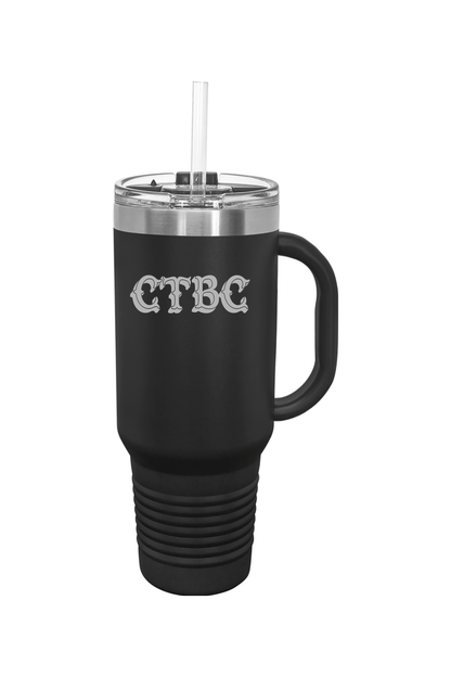 Connecticut BC Insulated Travel Mug Signature Lacrosse