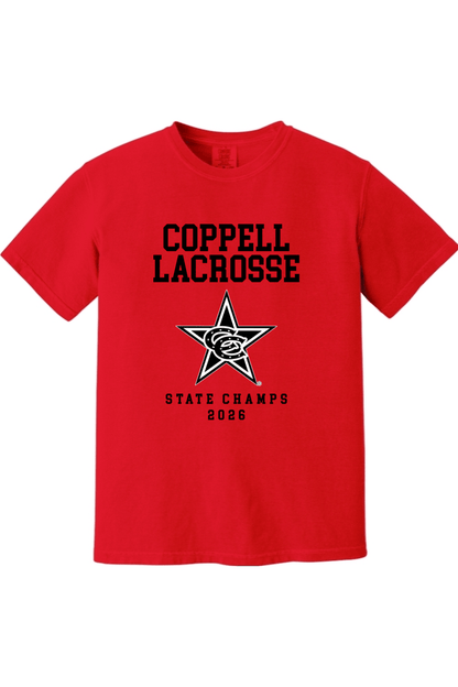 COPPELL LACROSSE Comfort Colors Ringspun Short Sleeve Shirt Signature Lacrosse