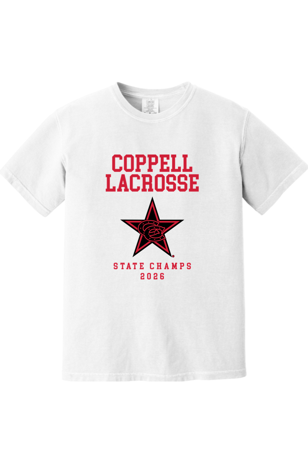COPPELL LACROSSE Comfort Colors Ringspun Short Sleeve Shirt Signature Lacrosse