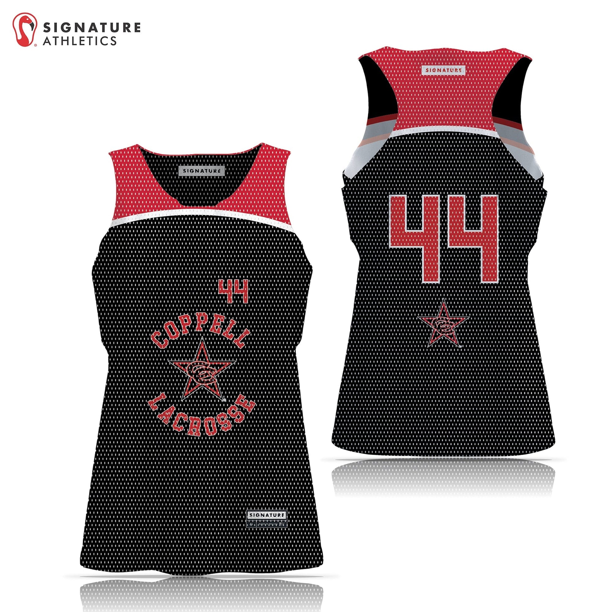 Coppell Lacrosse Girls K-4th Grade Reversible Practice Pinnie Signature Lacrosse