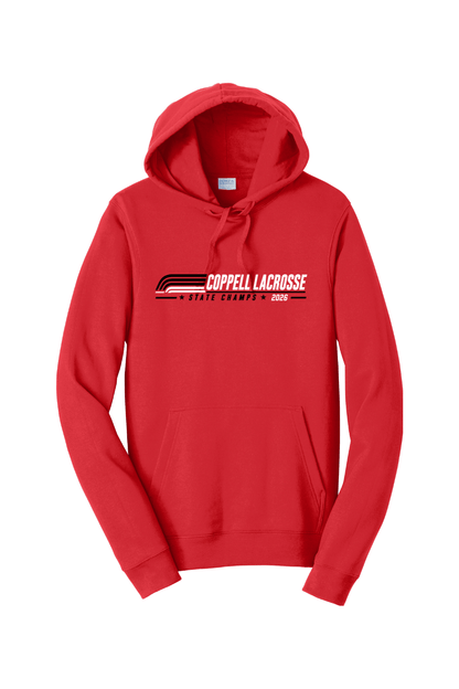 COPPELL LACROSSE Port & Company Fan Favorite Fleece Pullover Hooded Sweatshirt Signature Lacrosse