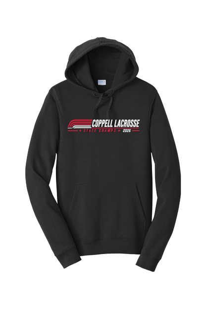 COPPELL LACROSSE Port & Company Fan Favorite Fleece Pullover Hooded Sweatshirt Signature Lacrosse