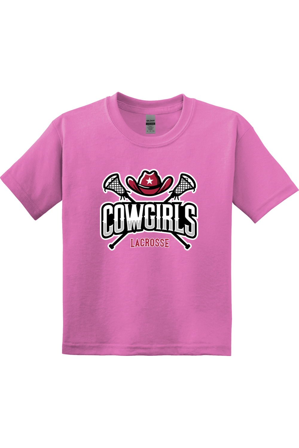 Coppell Lacrosse Youth Cowgirls DryBlend 50 Cotton/50 Poly T-Shirt Signature Lacrosse