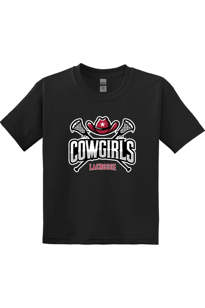 Coppell Lacrosse Youth Cowgirls DryBlend 50 Cotton/50 Poly T-Shirt Signature Lacrosse