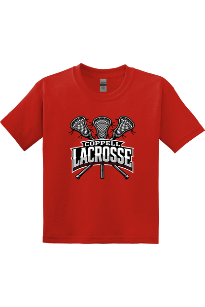 Coppell Lacrosse Youth Sticks DryBlend Poly T-Shirt Signature Lacrosse