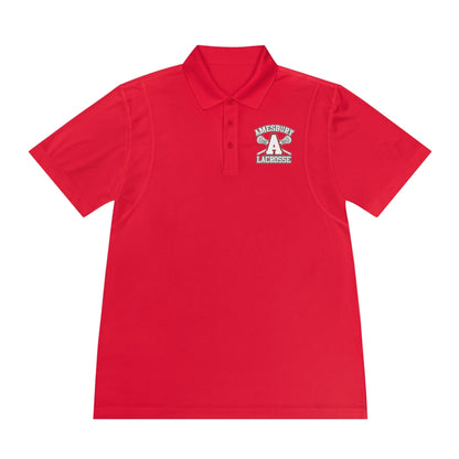 Copy of Amesbury Youth Lacrosse Athletic Polo Signature Lacrosse