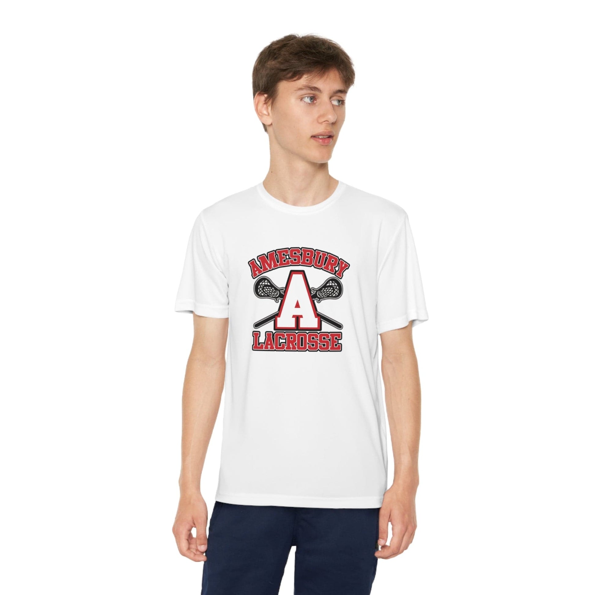 Copy of Amesbury Youth Lacrosse Athletic T-Shirt Signature Lacrosse