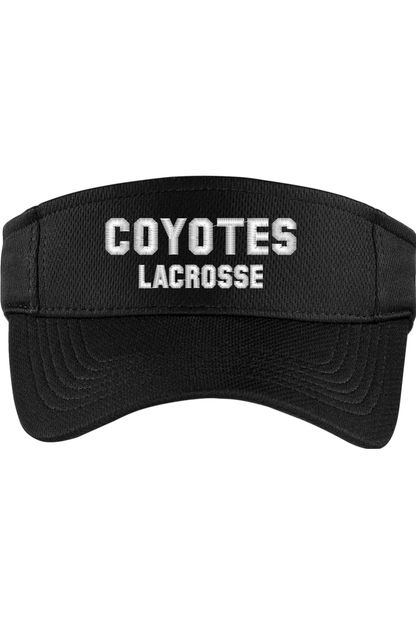 Coyotes DLL Embroidered Visor Signature Lacrosse