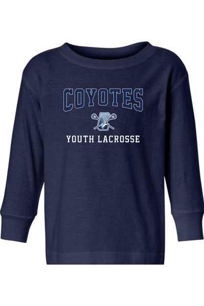 Coyotes YLC Toddler Long Sleeve T-Shirt Signature Lacrosse