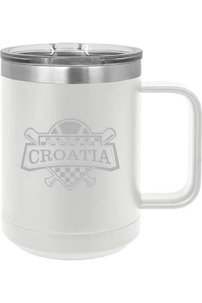 Croatia North 15oz Instulated Coffee Mug Signature Lacrosse