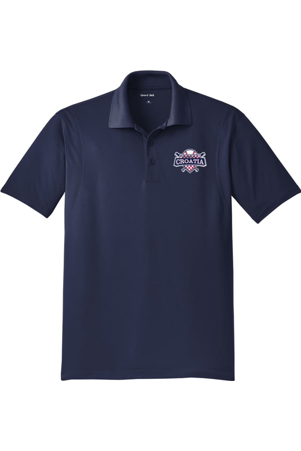 Croatia North Adult Embroidered Athletic Polo Signature Lacrosse
