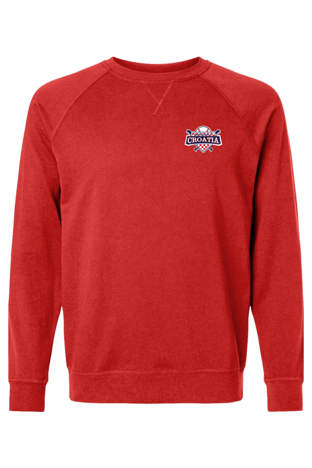 Croatia North Adult Heavyweight Raglan Long Sleeve Signature Lacrosse