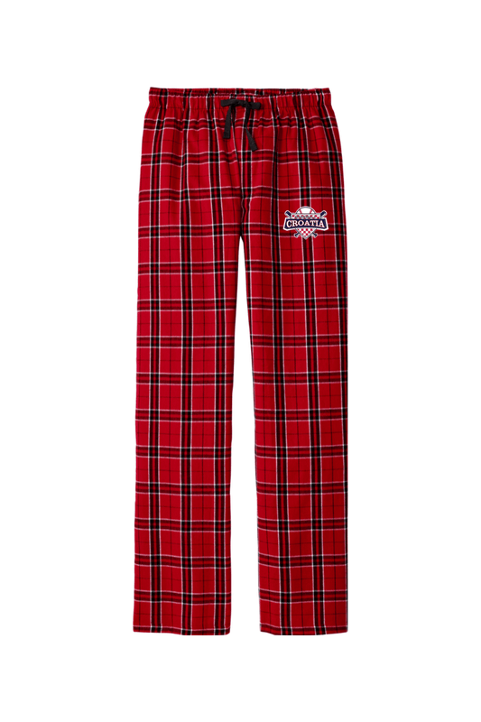 Croatia North Adult Men's Flannel Plaid Pants Signature Lacrosse
