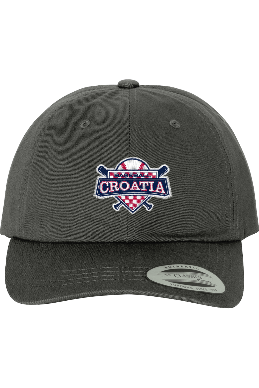 Croatia North Embroidered Dad Hat Signature Lacrosse