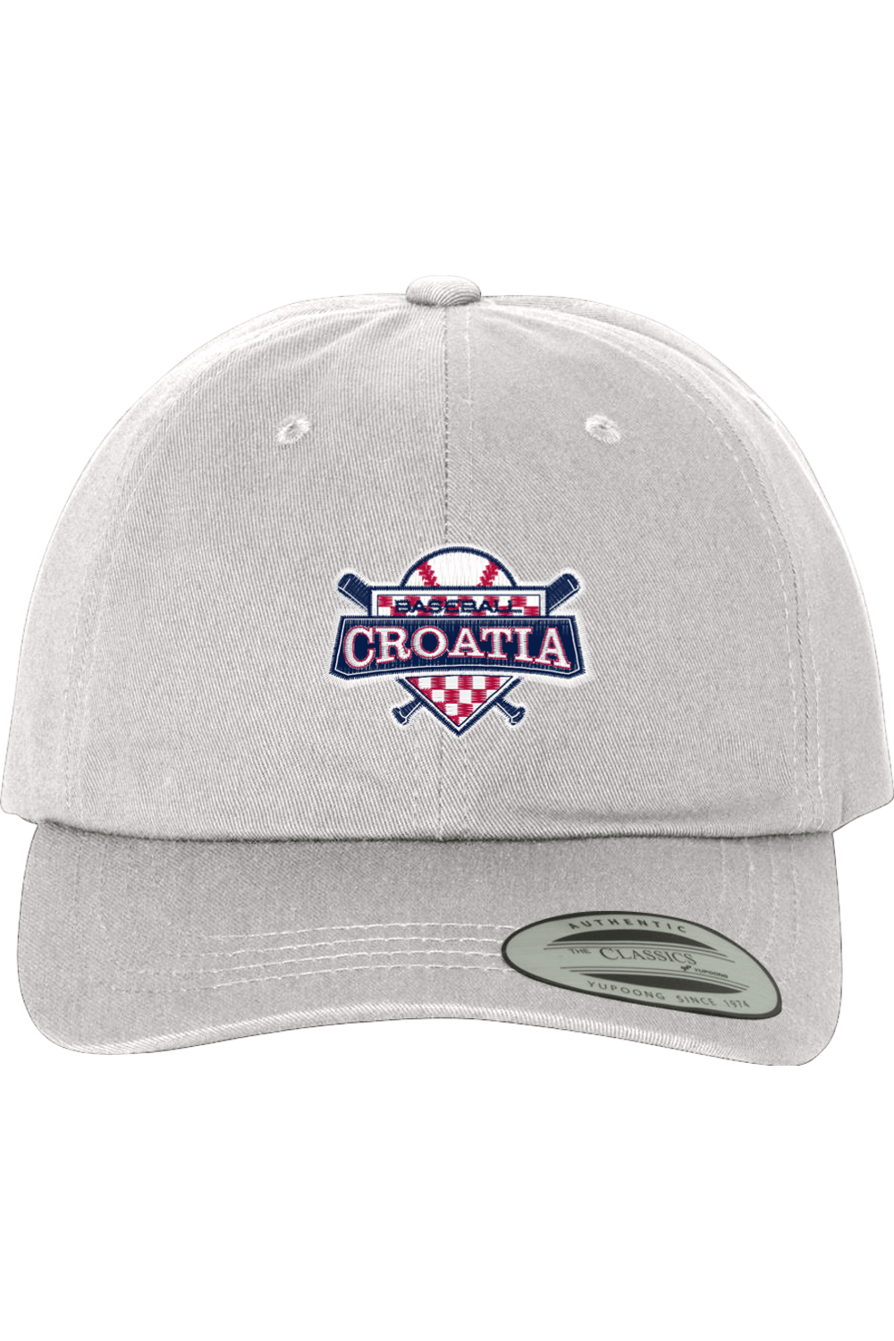 Croatia North Embroidered Dad Hat Signature Lacrosse