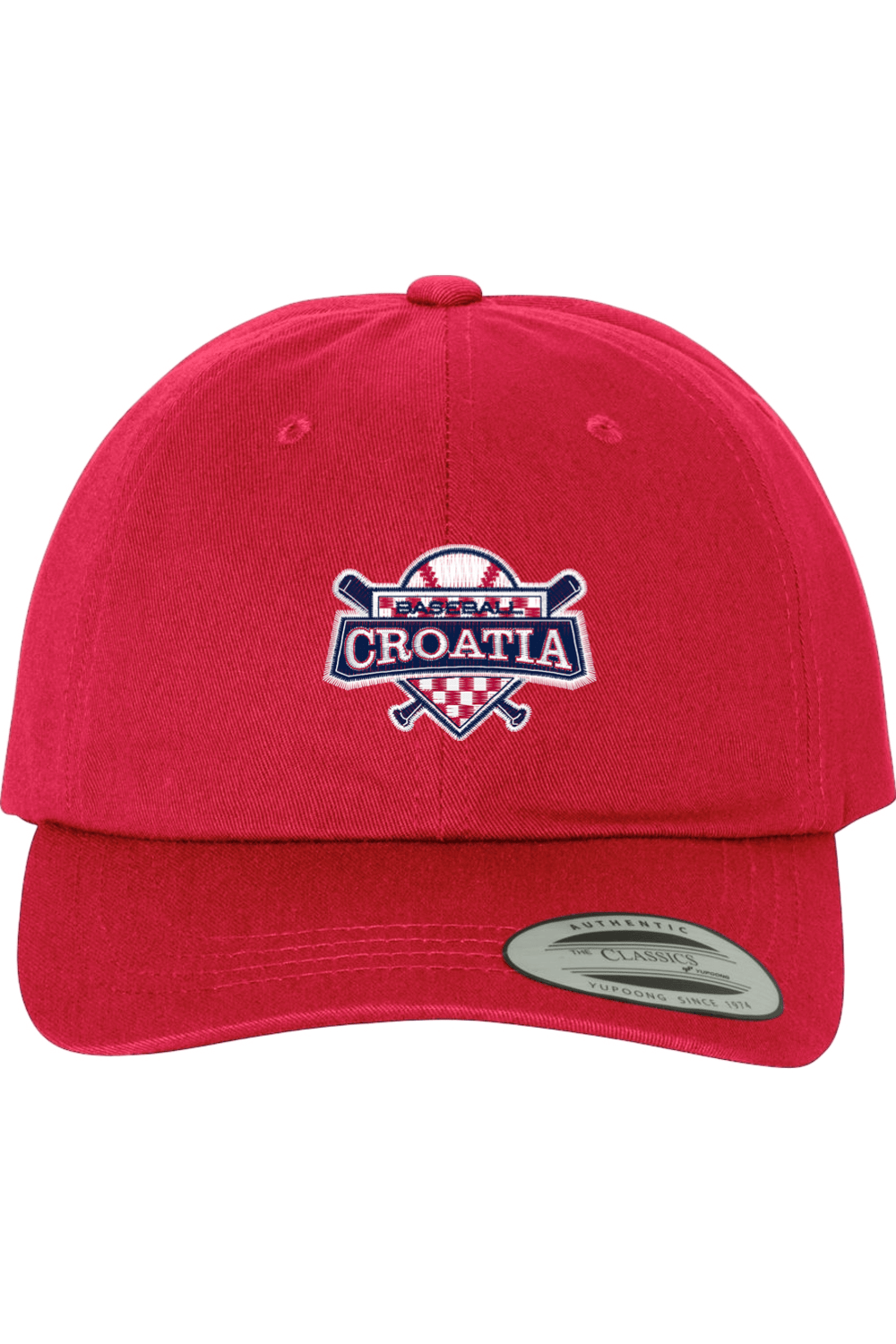 Croatia North Embroidered Dad Hat Signature Lacrosse
