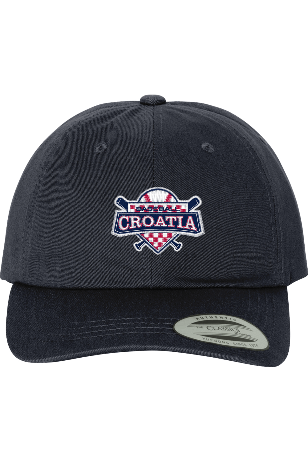 Croatia North Embroidered Dad Hat Signature Lacrosse
