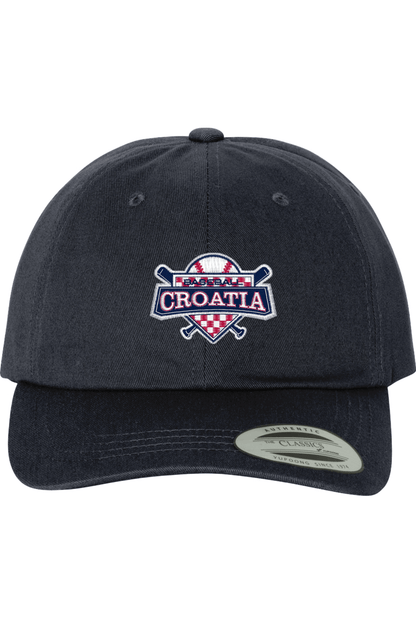 Croatia North Embroidered Dad Hat Signature Lacrosse