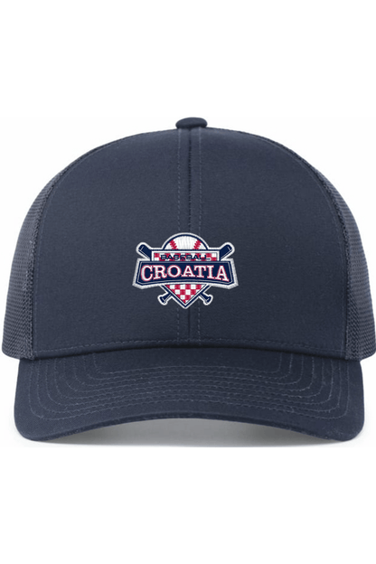 Croatia North Embroidered Trucker Hat Signature Lacrosse