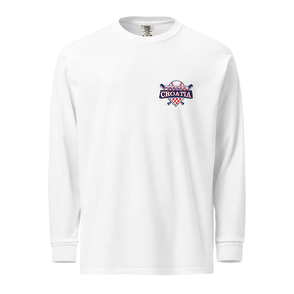 Croatia North Garment-Dyed Heavyweight Long Sleeve Shirt Signature Lacrosse