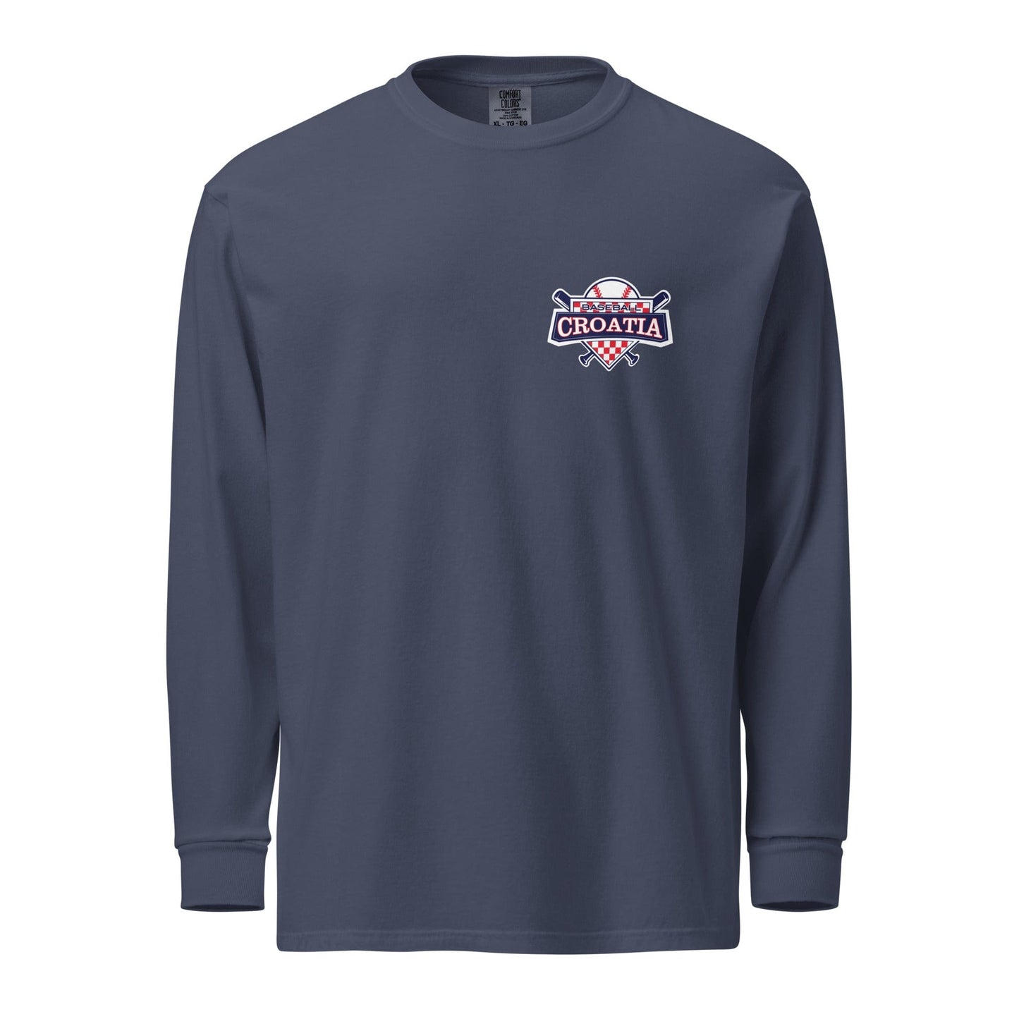 Croatia North Garment-Dyed Heavyweight Long Sleeve Shirt Signature Lacrosse