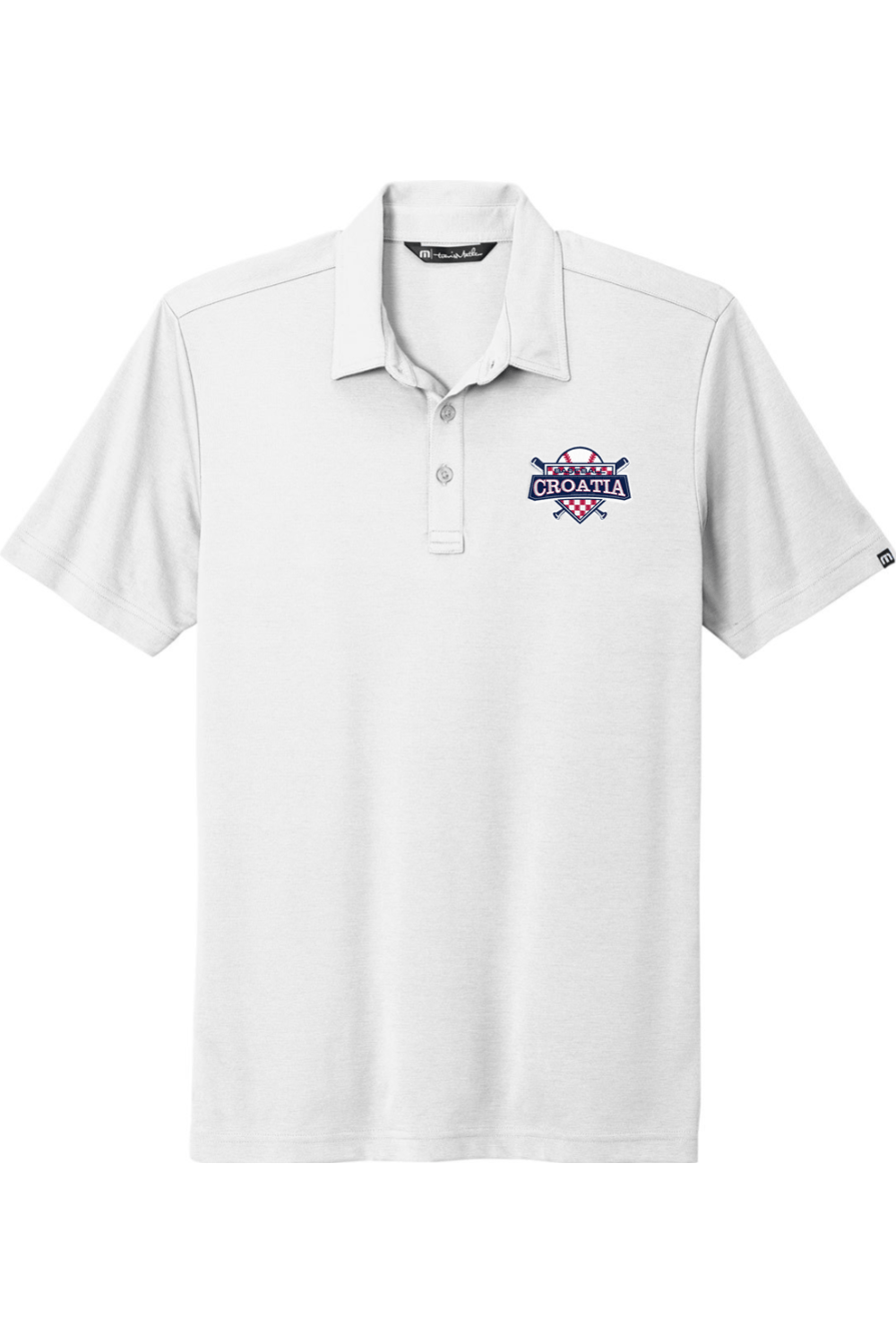 Croatia North Men's Embroidered Travis Mathew Oceanside Solid Polo Signature Lacrosse