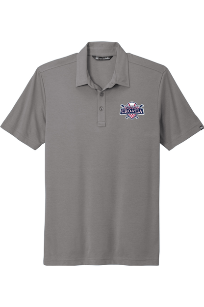 Croatia North Men's Embroidered Travis Mathew Oceanside Solid Polo Signature Lacrosse