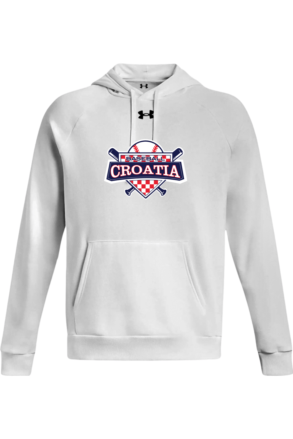 Croatia North Men's Under Armour Men's Rival Fleece Hooded Sweatshirt Signature Lacrosse