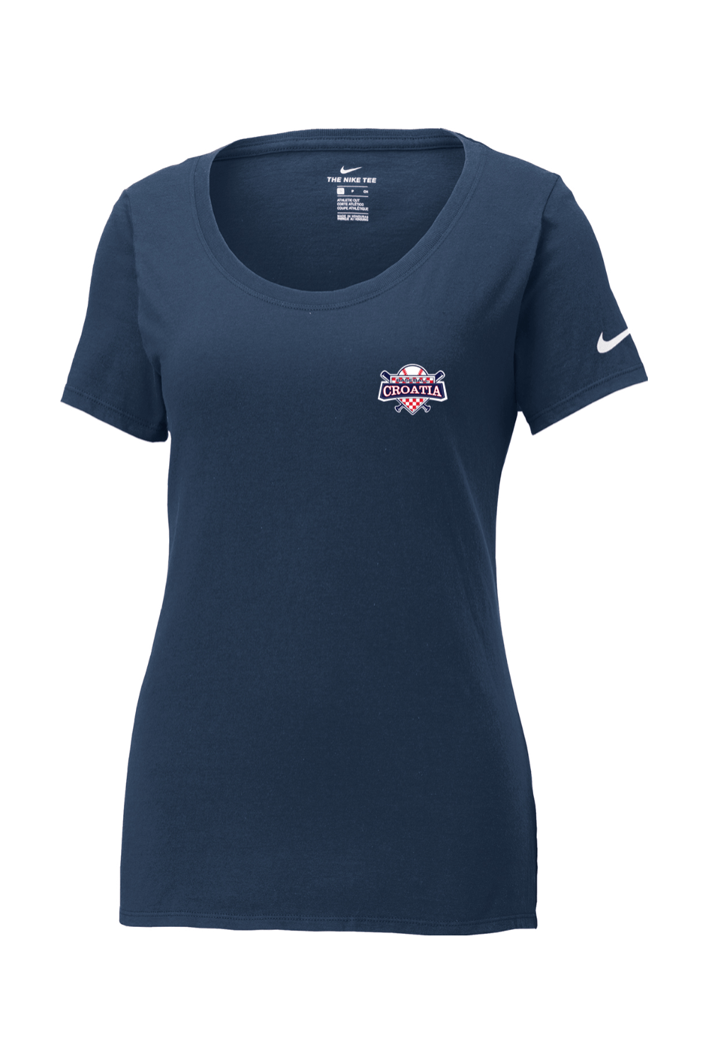 Croatia North Women's Nike Core Cotton Scoop Neck Tee Signature Lacrosse