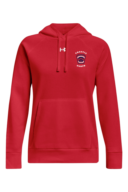 Croatia North Women's Under Armour Ladies' Rival Fleece Hooded Sweatshirt Signature Lacrosse