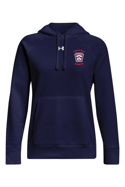 Croatia North Women's Under Armour Ladies' Rival Fleece Hooded Sweatshirt Signature Lacrosse