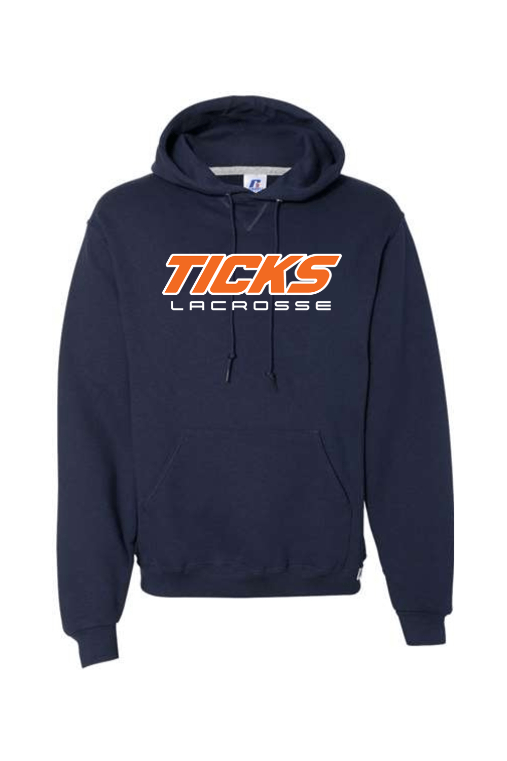 CT River Ticks Lacrosse Dri Power Hooded Sweatshirt - Navy Signature Lacrosse