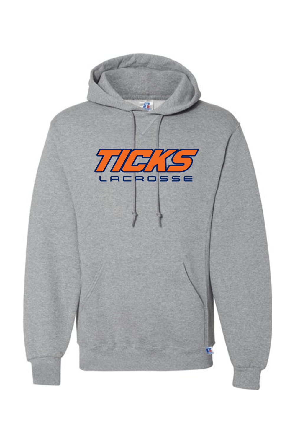 CT River Ticks Lacrosse Dri Power Hooded Sweatshirt - Oxford Signature Lacrosse