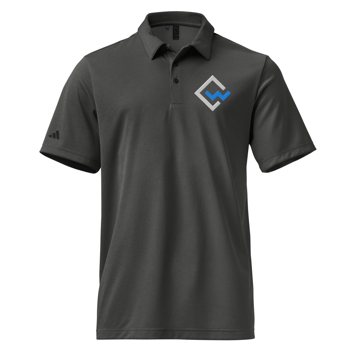 CYNDEO Wealth Partners Embroidered adidas Space-Dyed Polo Signature Lacrosse