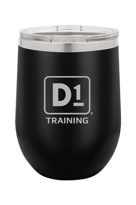 D1 Training 12oz Wine Tumbler Signature Lacrosse