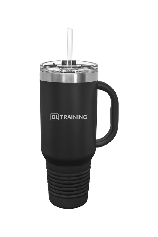 D1 Training 40 oz. Insulated Travel Mug Signature Lacrosse