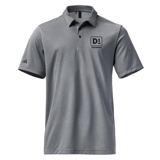 D1 Training Embroidered adidas Space-Dyed Polo Signature Lacrosse