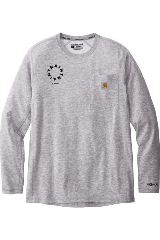 D1 Training Men's Carhartt Force Long Sleeve Pocket T-Shirt Signature Lacrosse
