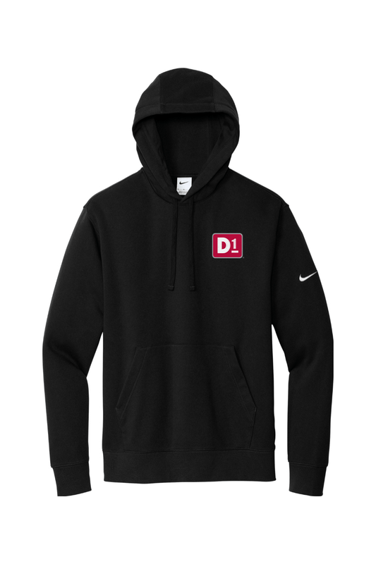 D1 Training Nike Club Fleece Sleeve Swoosh Pullover Hoodie Signature Lacrosse