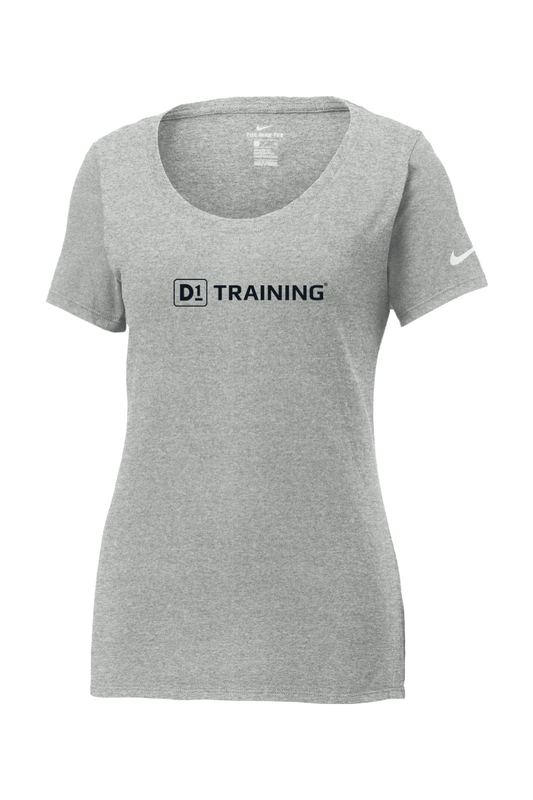 D1 Training Nike Core Cotton Scoop Neck Tee Signature Lacrosse