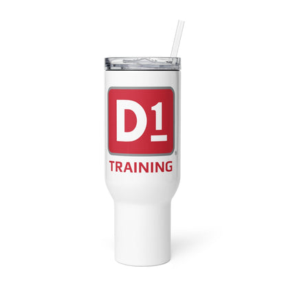 D1 Training Travel Mug with a Handle Signature Lacrosse