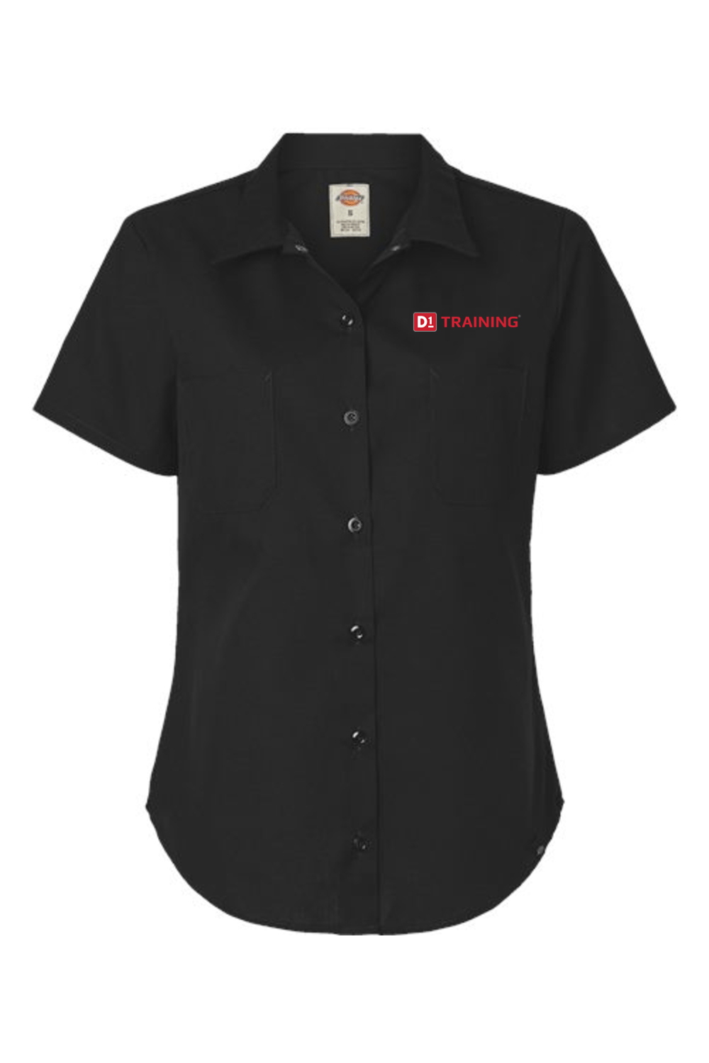 D1 Training Women's Dickies Women's Indurtrial Short Sleeve Work Shirt Signature Lacrosse