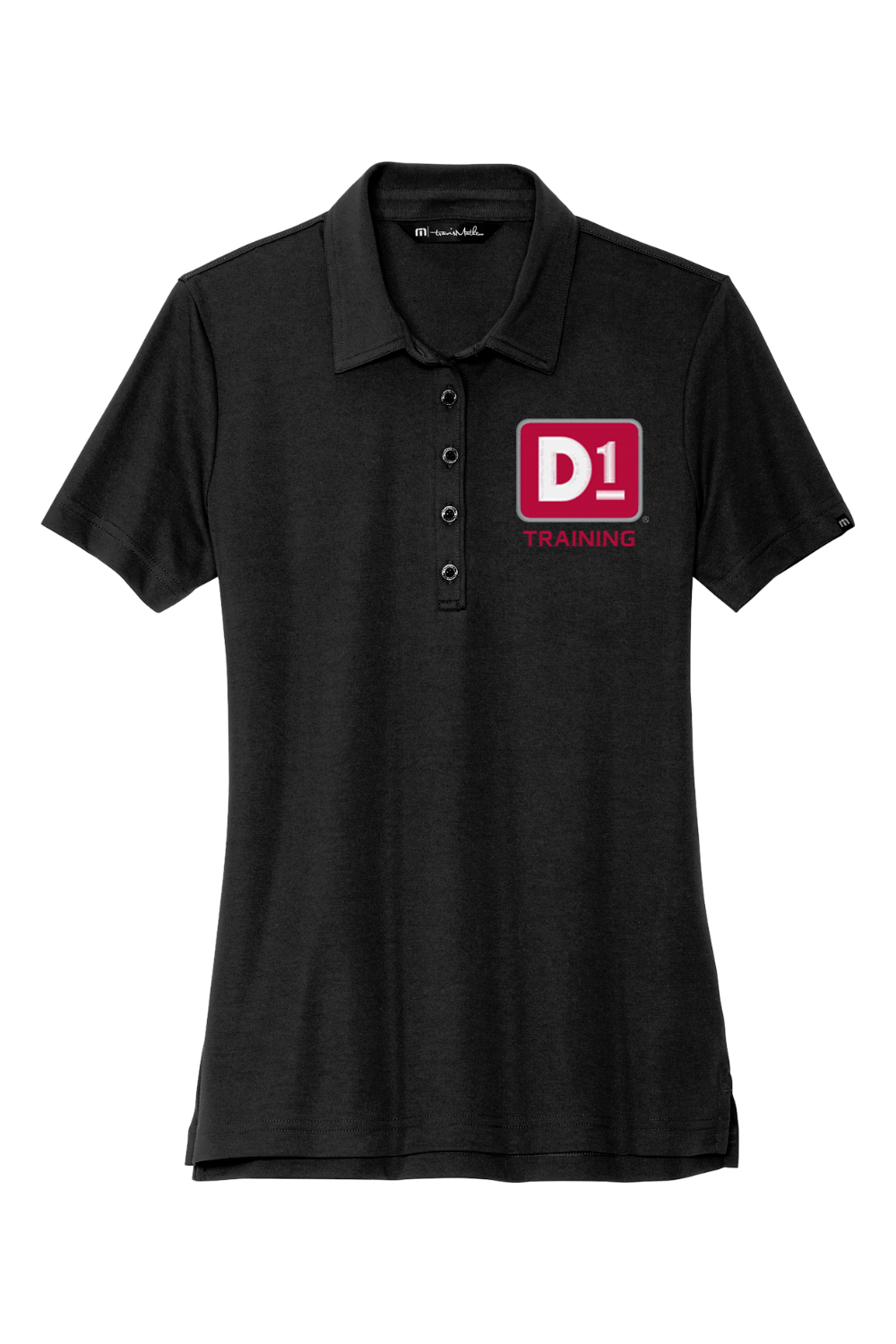 D1 Training Women's Embroidered Travis Mathew Ladies Oceanside Solid Polo Signature Lacrosse